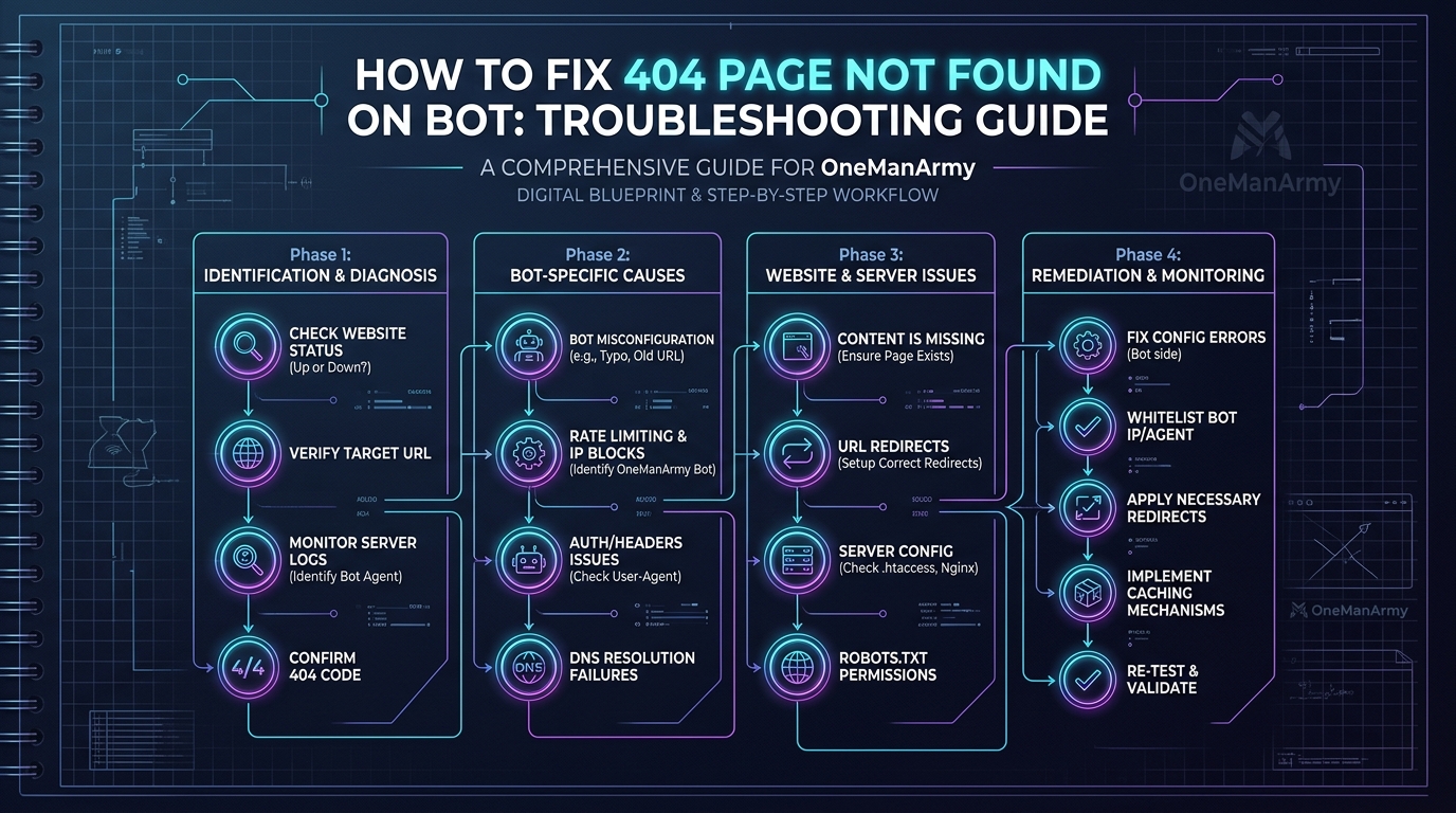 How to Fix 404 Page Not Found on Bot: Troubleshooting Guide