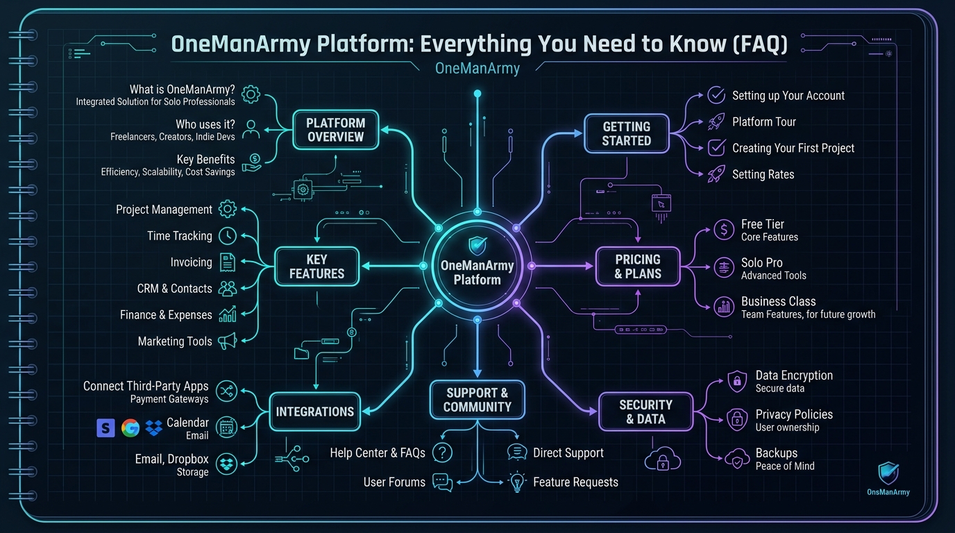 OneManArmy Platform: Everything You Need to Know (FAQ)