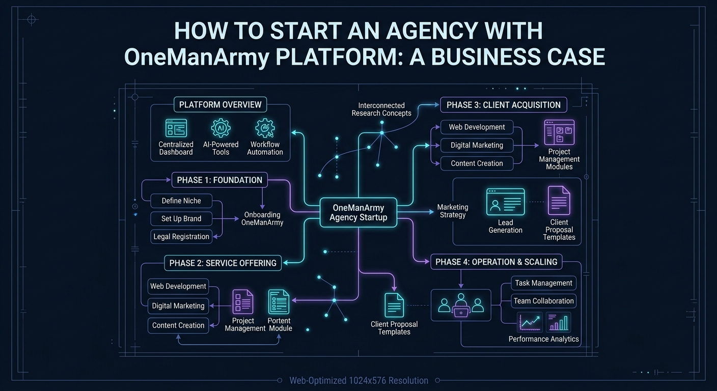 How to Start an Agency with OneManArmy Platform: A Business Case